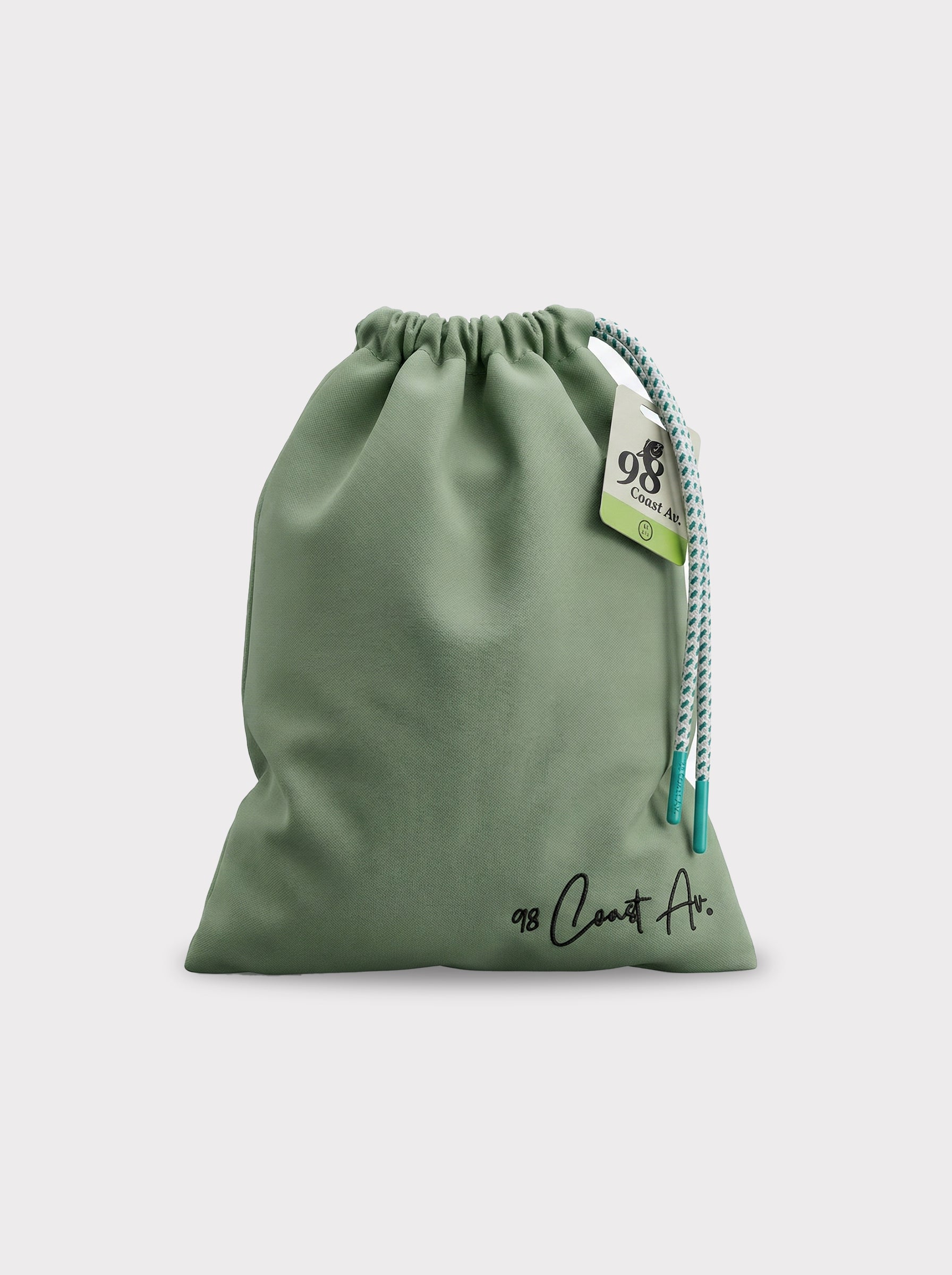 Traje de baño The New Classics para niño verde, bolsa para guardar el traje de baño
