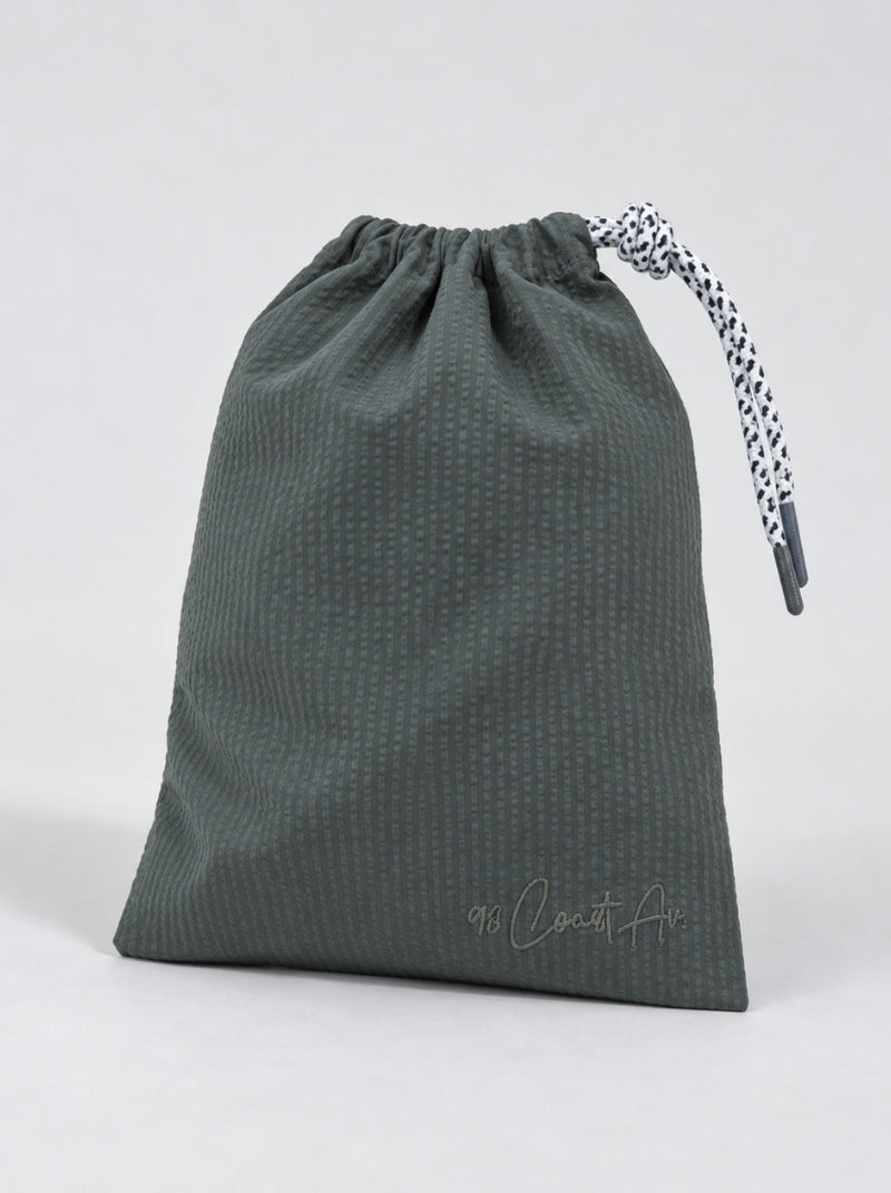 Bolsa incluida con short de baño Seersucker Capri oxford para hombre - 98 Coast Av