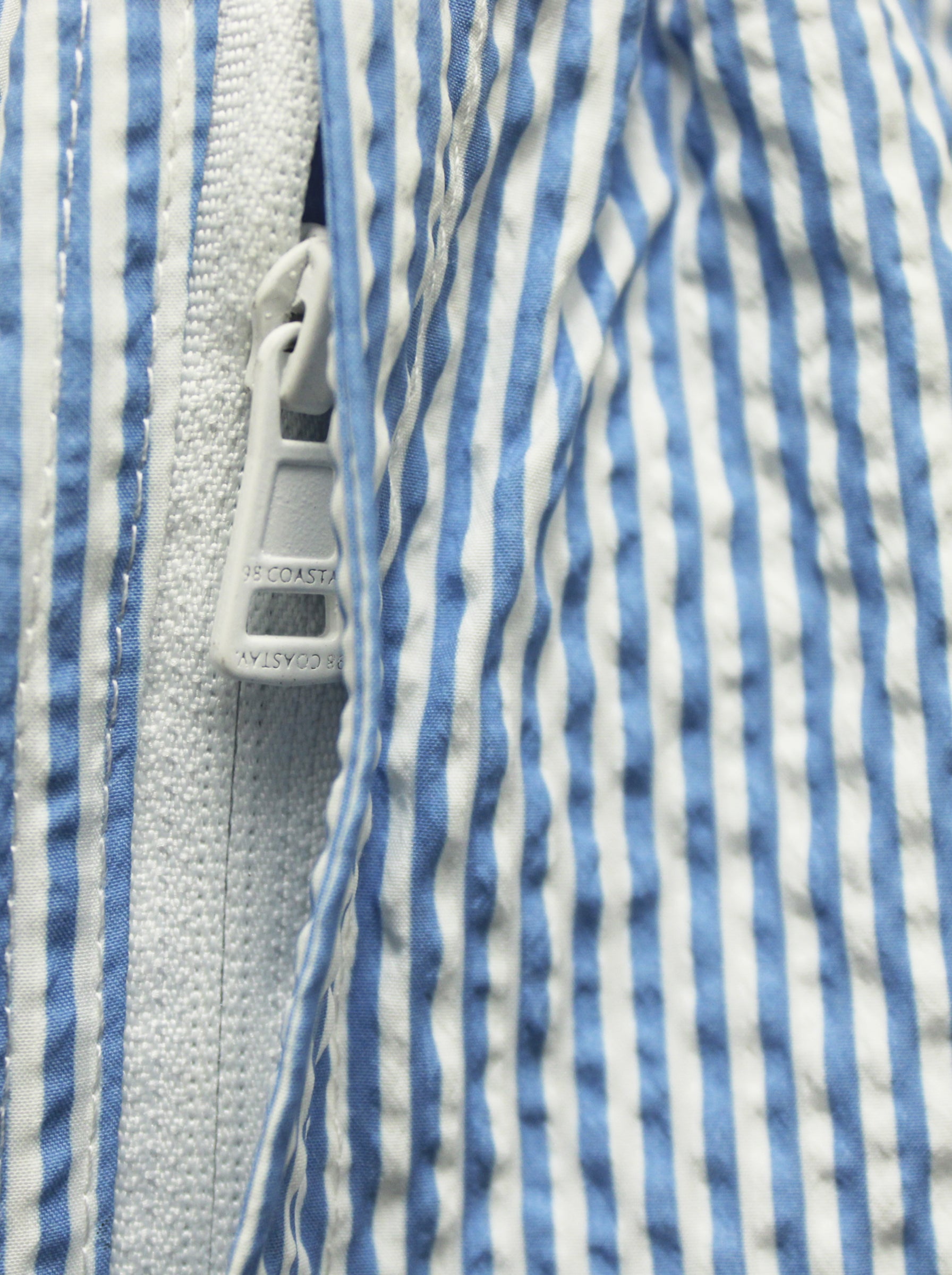 Traje de baño Waterline para niño azul, cierre lateral
