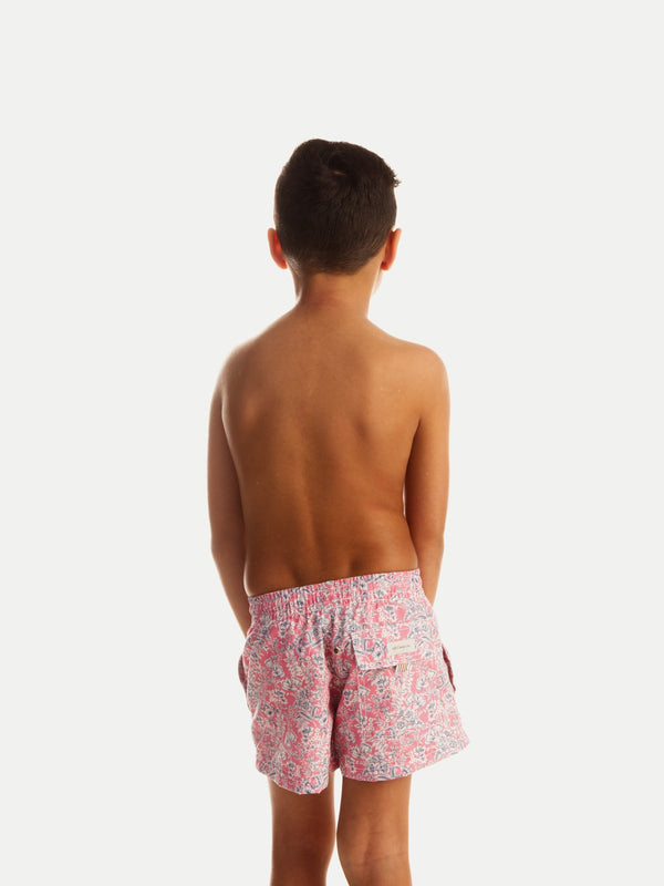 Traje de Baño Niño - Bañador Bloom Pink - Secado Rápido