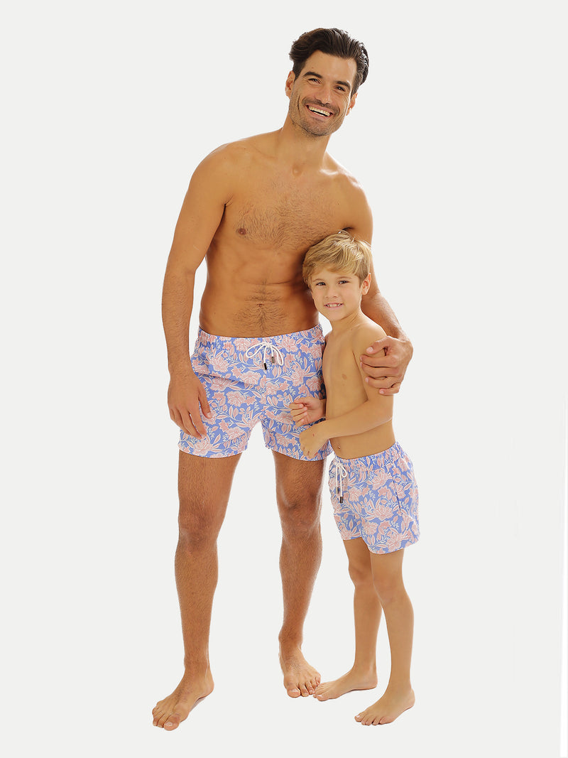 Traje de Baño Hombre - Bañador Blue Orchid - Secado Rápido