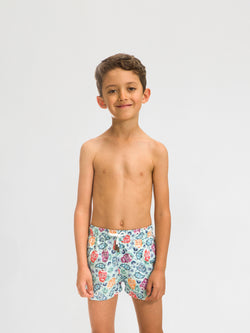 Traje de Baño Niño - Bañador Calavera Short - Fácil Secado