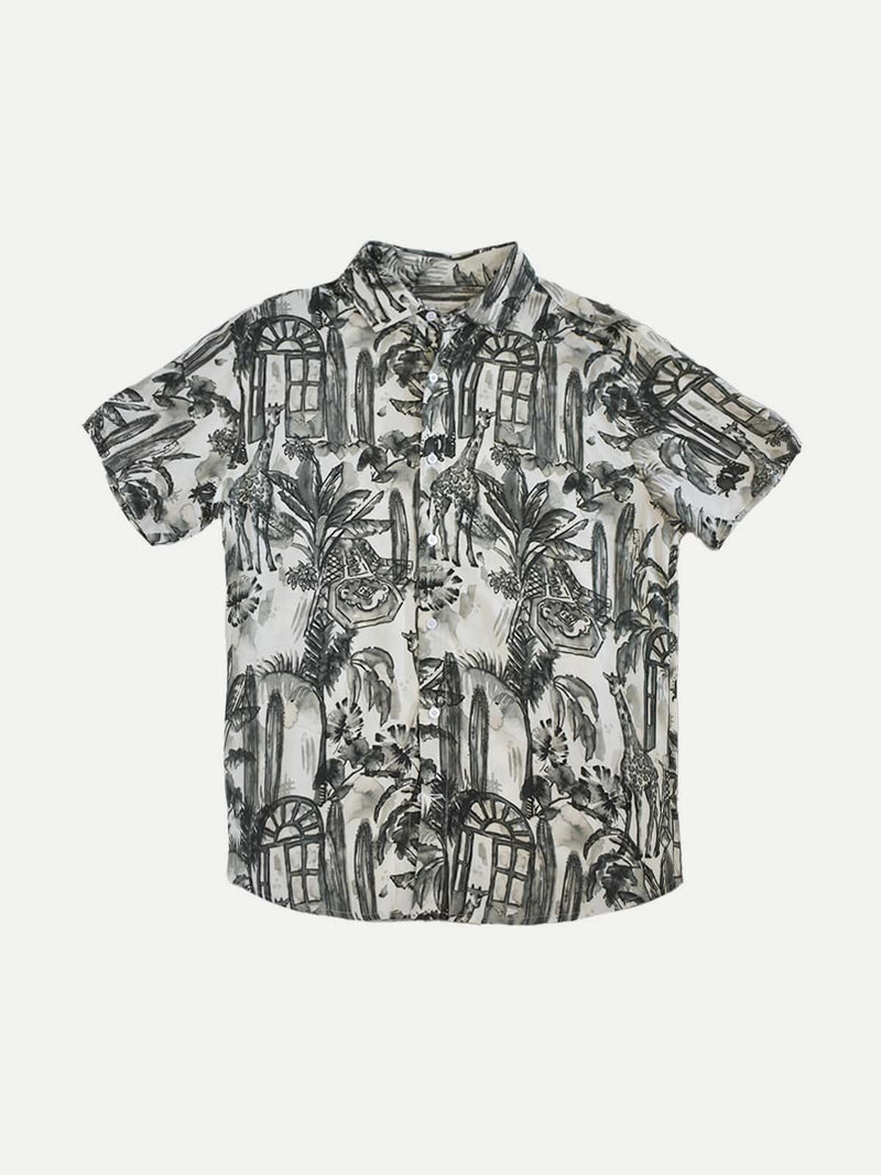 Camisa Viscosa para Adulto - Girafee Black - 2022