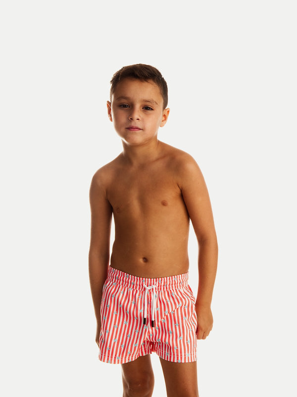 Traje de Baño Niño - Bañador Circus Stripe - Secado Rápido