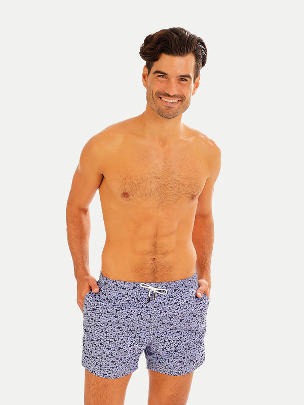 Traje de Baño Hombre - Bañador Dahlia Blue  - Secado Rápido