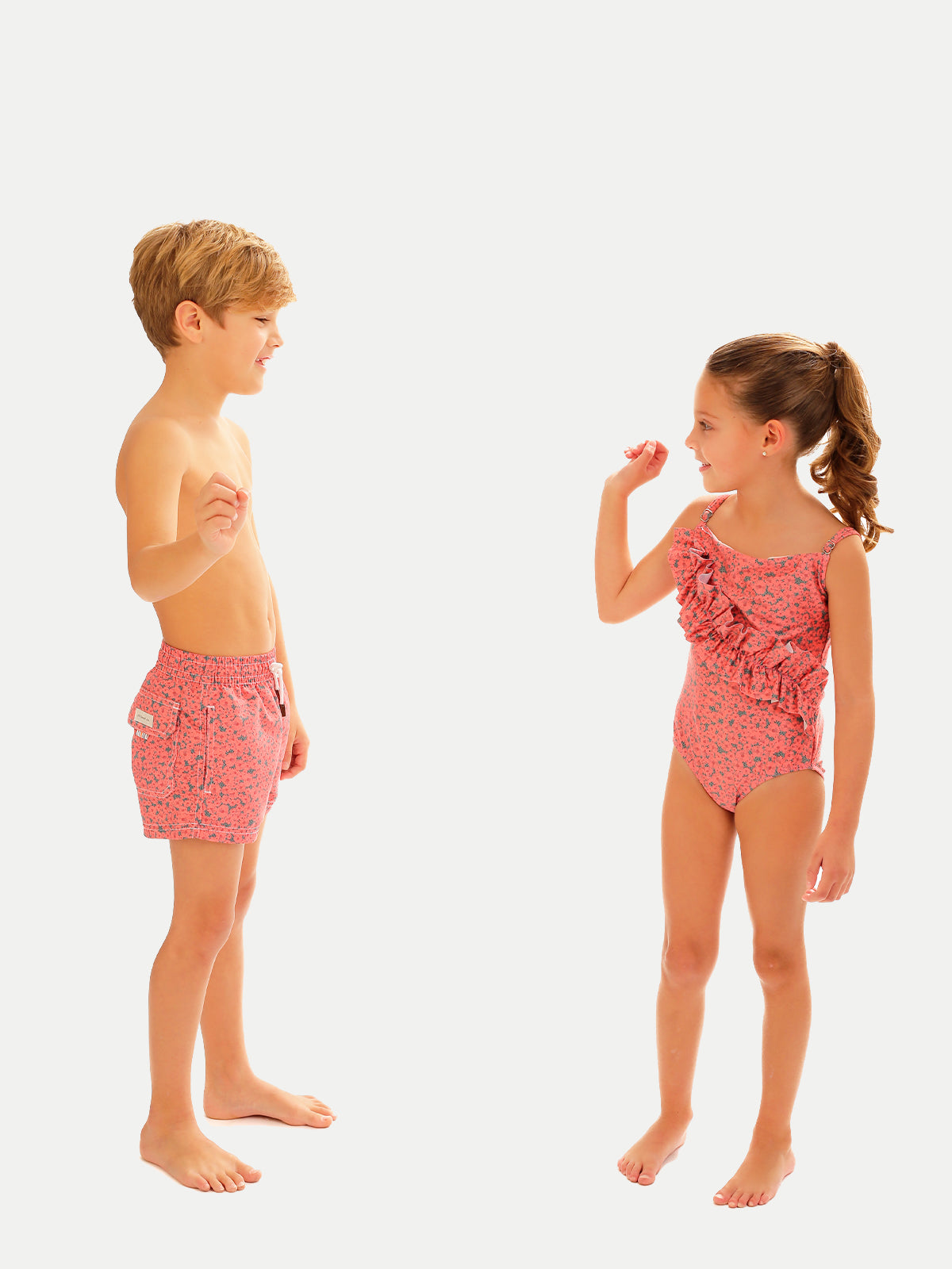 Traje de Baño Niña Entero - One Piece Dahlia Peach - 6 Meses a 14 Años