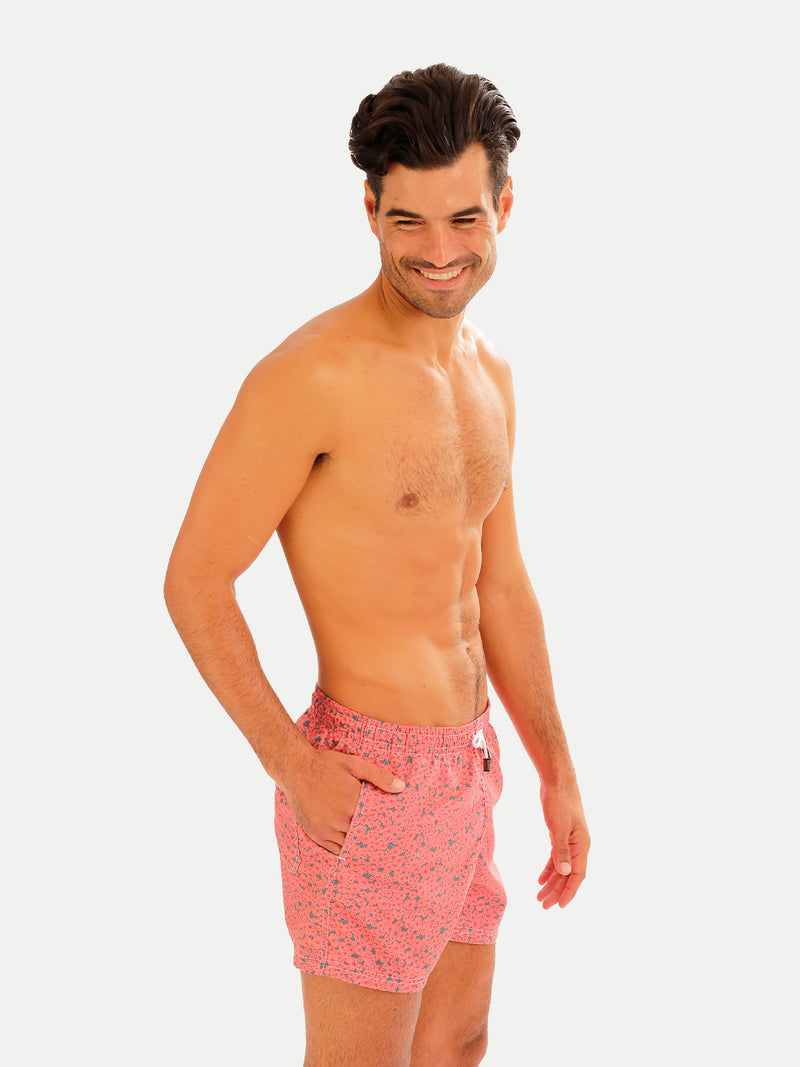 Traje de Baño Hombre - Bañador Dahlia Peach - Secado Rápido