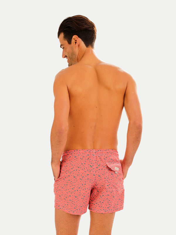 Traje de Baño Hombre - Bañador Dahlia Peach - Secado Rápido