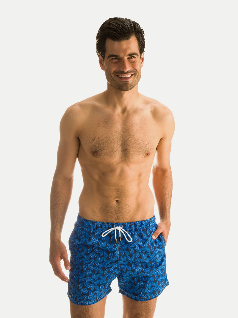 Traje de Baño Hombre - Bañador Ficus Blue - Secado Rápido