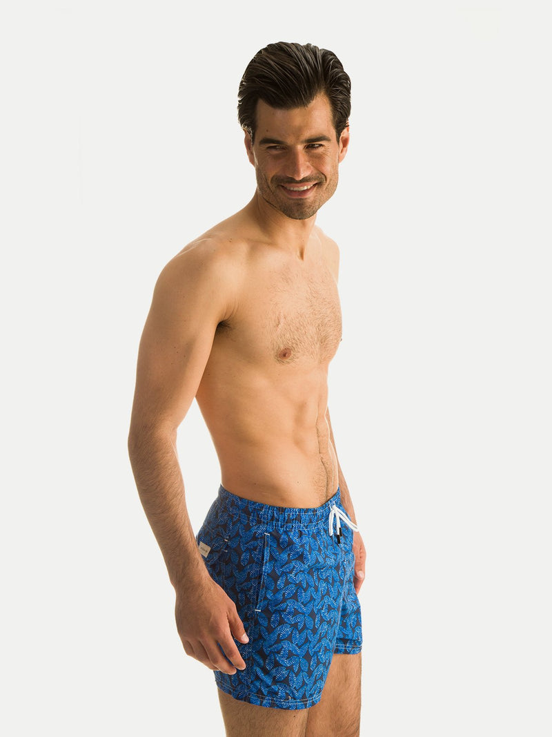 Traje de Baño Hombre - Bañador Ficus Blue - Secado Rápido