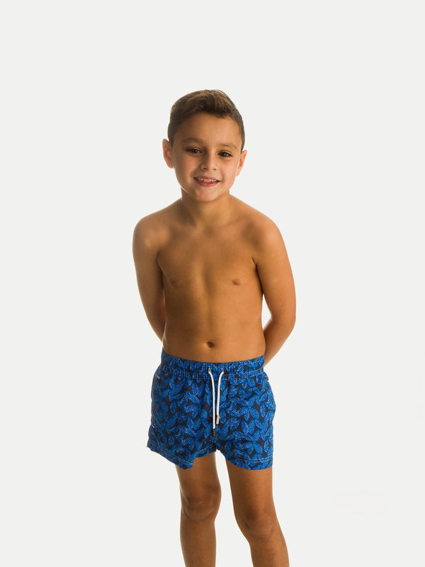 Traje de Baño Niño - Bañador Ficus Blue - Secado Rápido