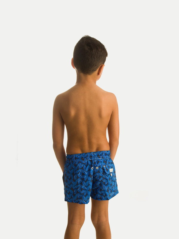 Traje de Baño Niño - Bañador Ficus Blue - Secado Rápido