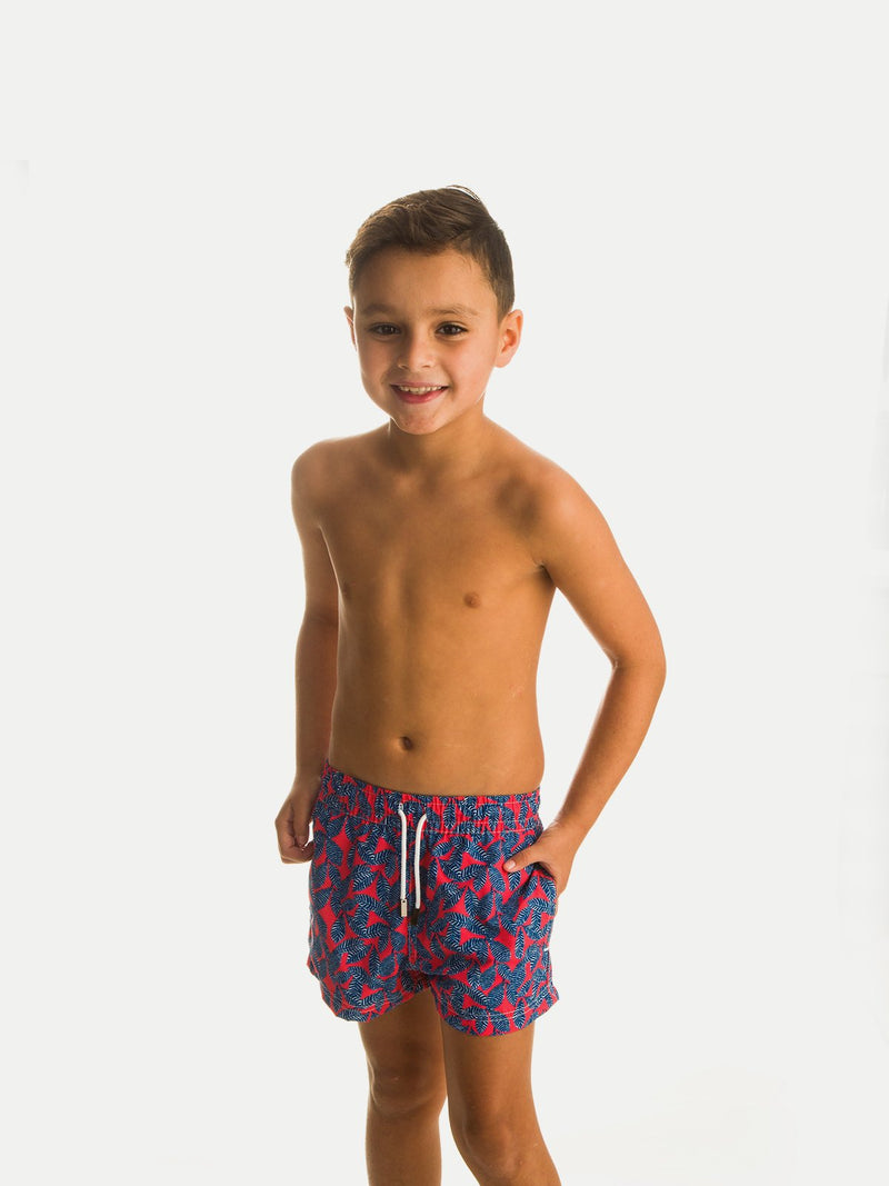 Traje de Baño Niño - Bañador Ficus Red - Secado Rápido
