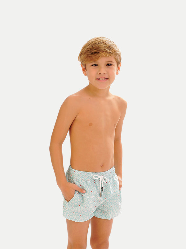 Traje de Baño Niño - Bañador Geometric Dots  - Secado Rápido