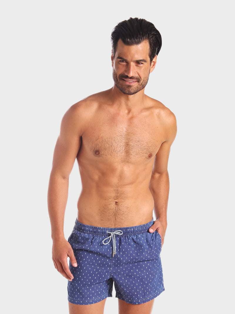Traje de Baño Hombre - Bañador Lightning Demin Short - Fácil Secado