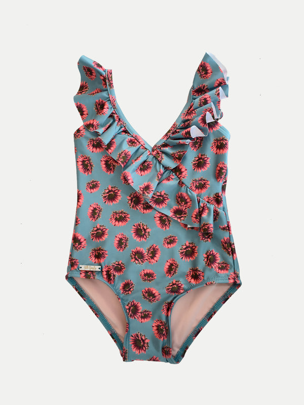Traje de Baño Niña Completo  - One Piece Lotus Pink - 6 Meses a 14 Años