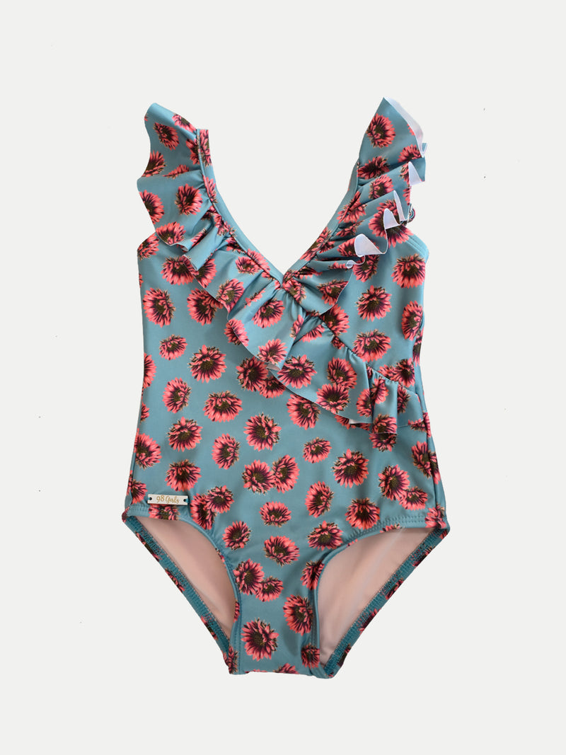 Traje de Baño Niña Completo  - One Piece Lotus Pink - 6 Meses a 14 Años
