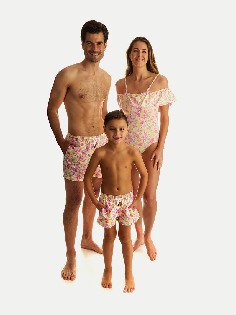 Traje de Baño Niño - Bañador Mango Orchid - Secado Rápido