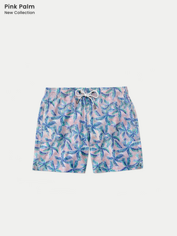 Traje de Baño para Niño - Bañador Pastel Palm - Secado Rápido