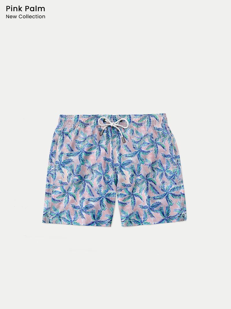 Traje de Baño para Niño - Bañador Pastel Palm - Secado Rápido