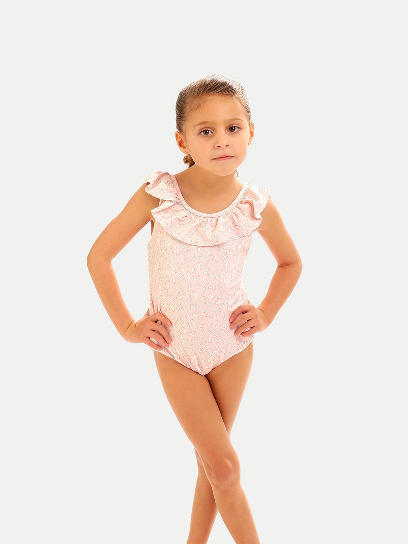 Traje de Baño Para Niña - Plumelia Pink One Piece - 6 Meses a 14 Años