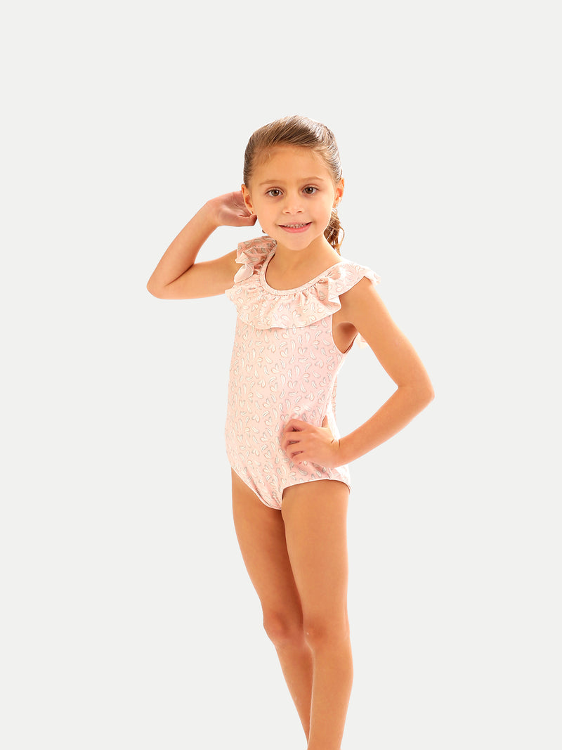 Traje de Baño Para Niña - Plumelia Pink One Piece - 6 Meses a 14 Años