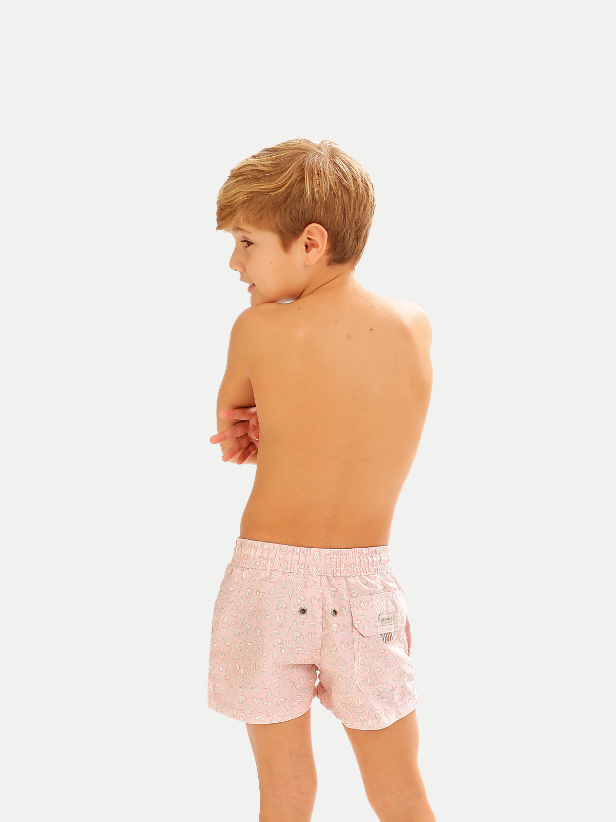 Traje de Baño Niño - Bañador Plumelia Pink - Secado Rápido