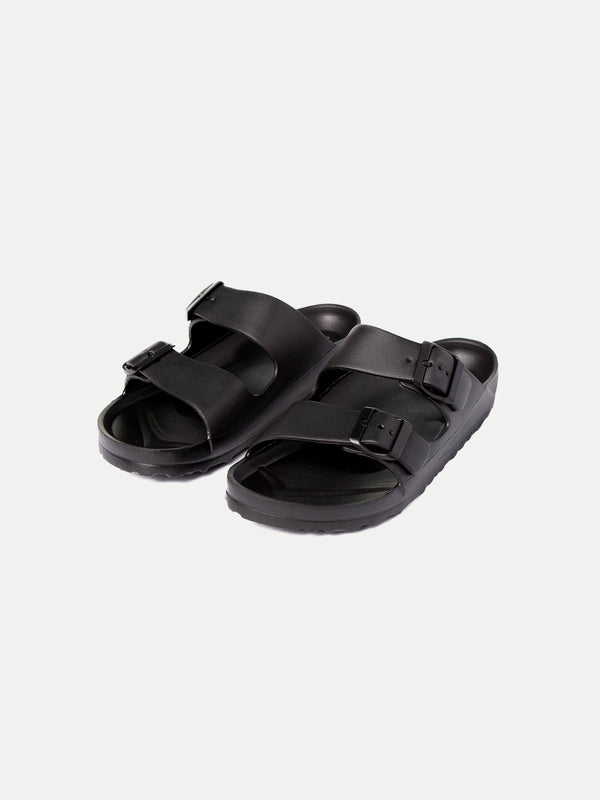 Sandalias de Playa Unisex - Negras - Transpirante y Resistente al Agua