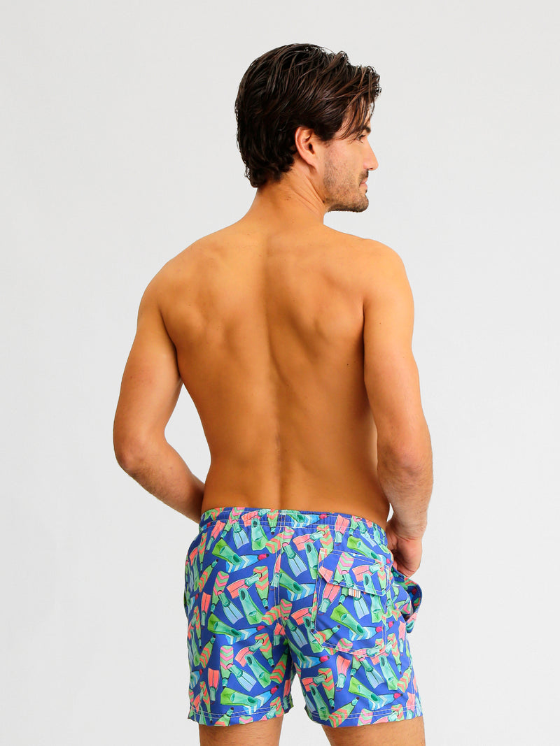 Traje de Baño Hombre - Bañador Scuba Short - Fácil Secado