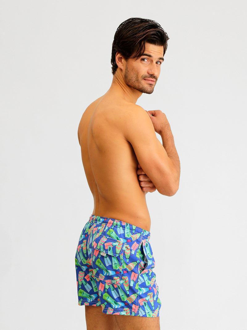 Traje de Baño Hombre - Bañador Scuba Short - Fácil Secado
