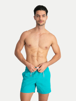 Traje de Baño Para Hombre - Basic Esmeralda - Secado Rápido