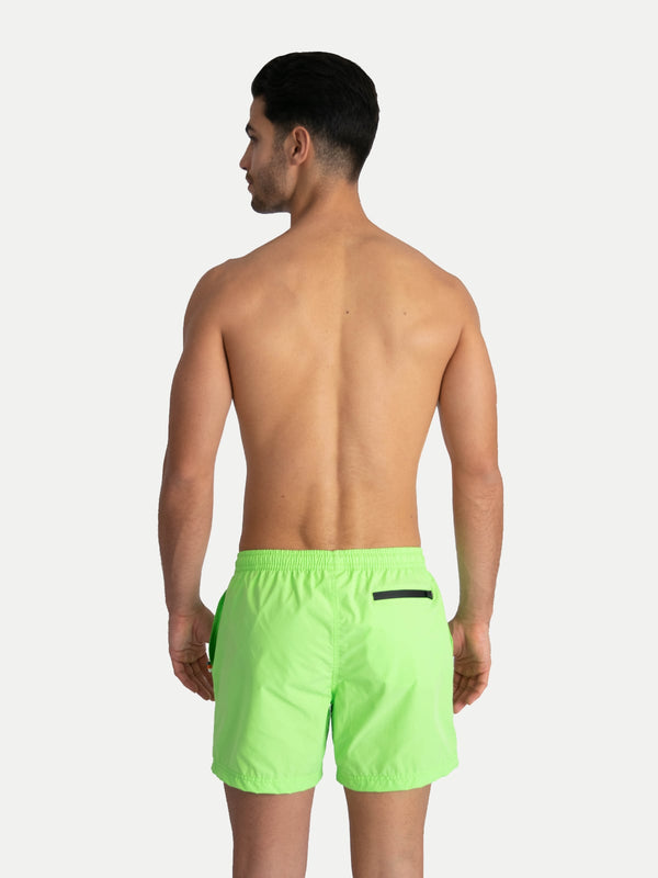 Traje de Baño Para Hombre - Basic verde neon - Secado Rápido