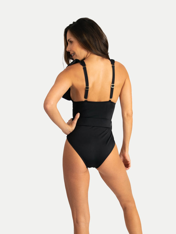 Traje de Baño Entero para Mujer - Malta Negro - SHE by 98 Coast av