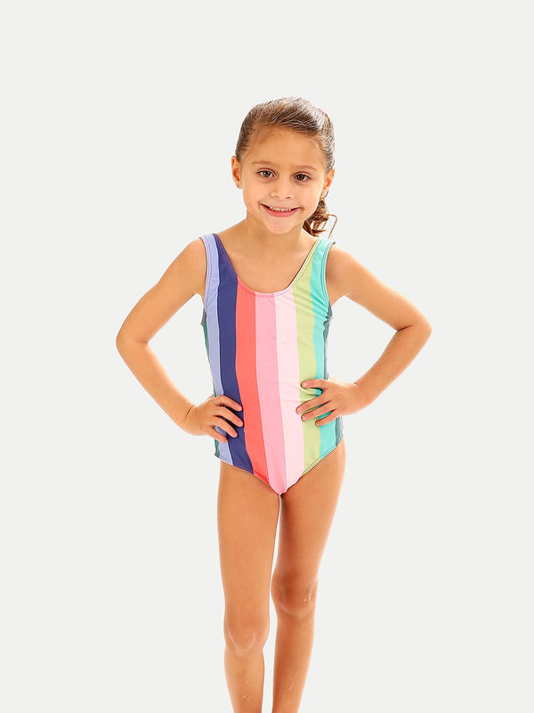 Traje de Baño Niña - Candy Stripe Entero - 6 Meses a 14 Años
