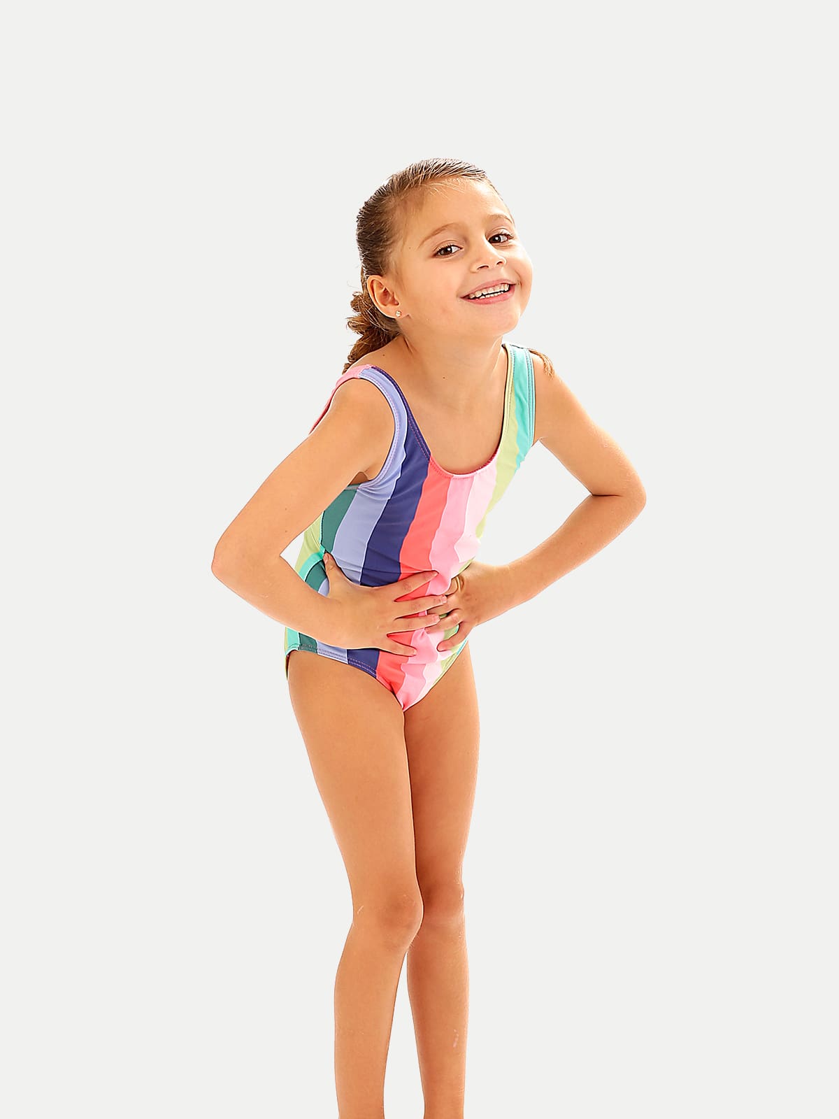Traje de Baño Niña - Candy Stripe Entero - 6 Meses a 14 Años