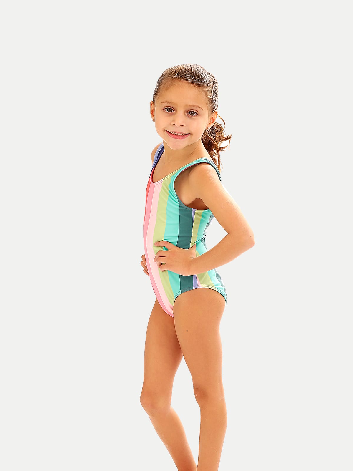 Traje de Baño Niña - Candy Stripe Entero - 6 Meses a 14 Años