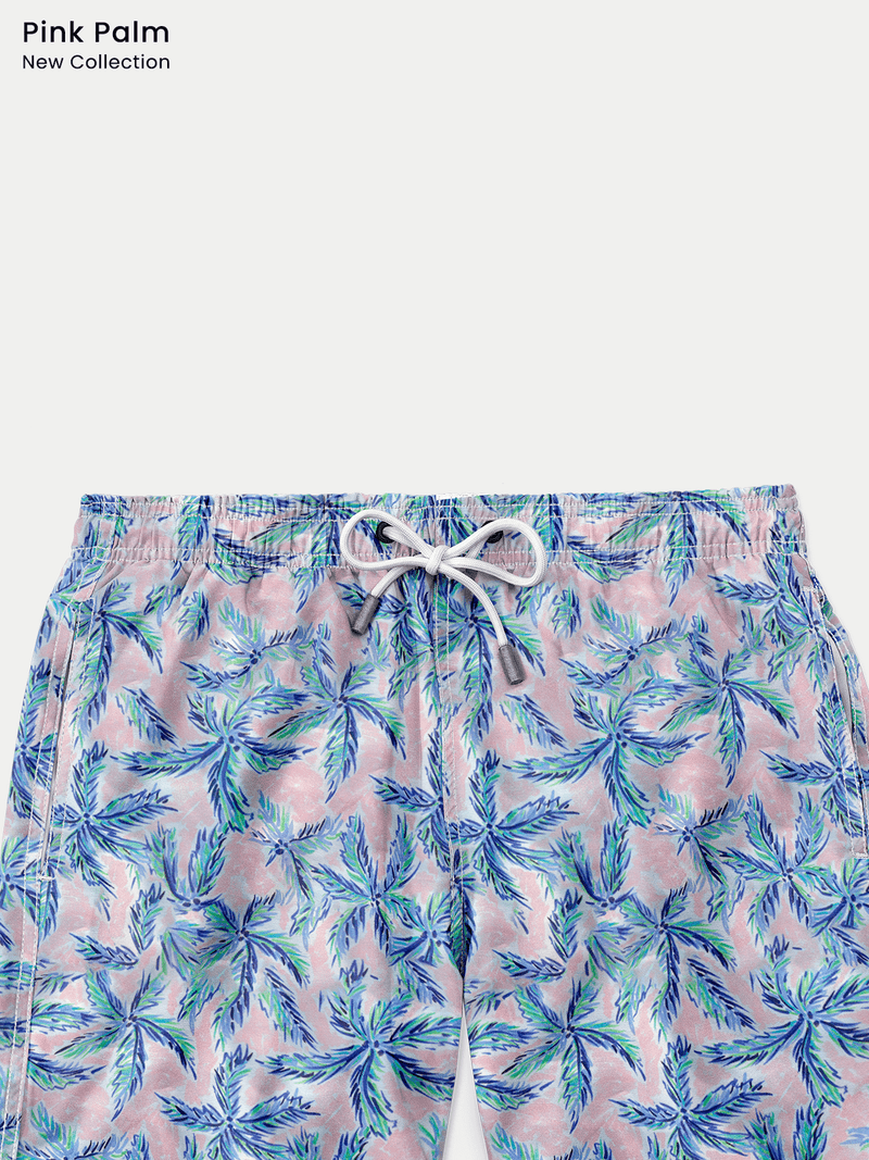 Traje de Baño para Niño - Bañador Pastel Palm - Secado Rápido