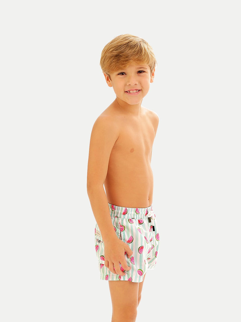 Traje de Baño Niño - Bañador Green Watermelon - Secado Rápido