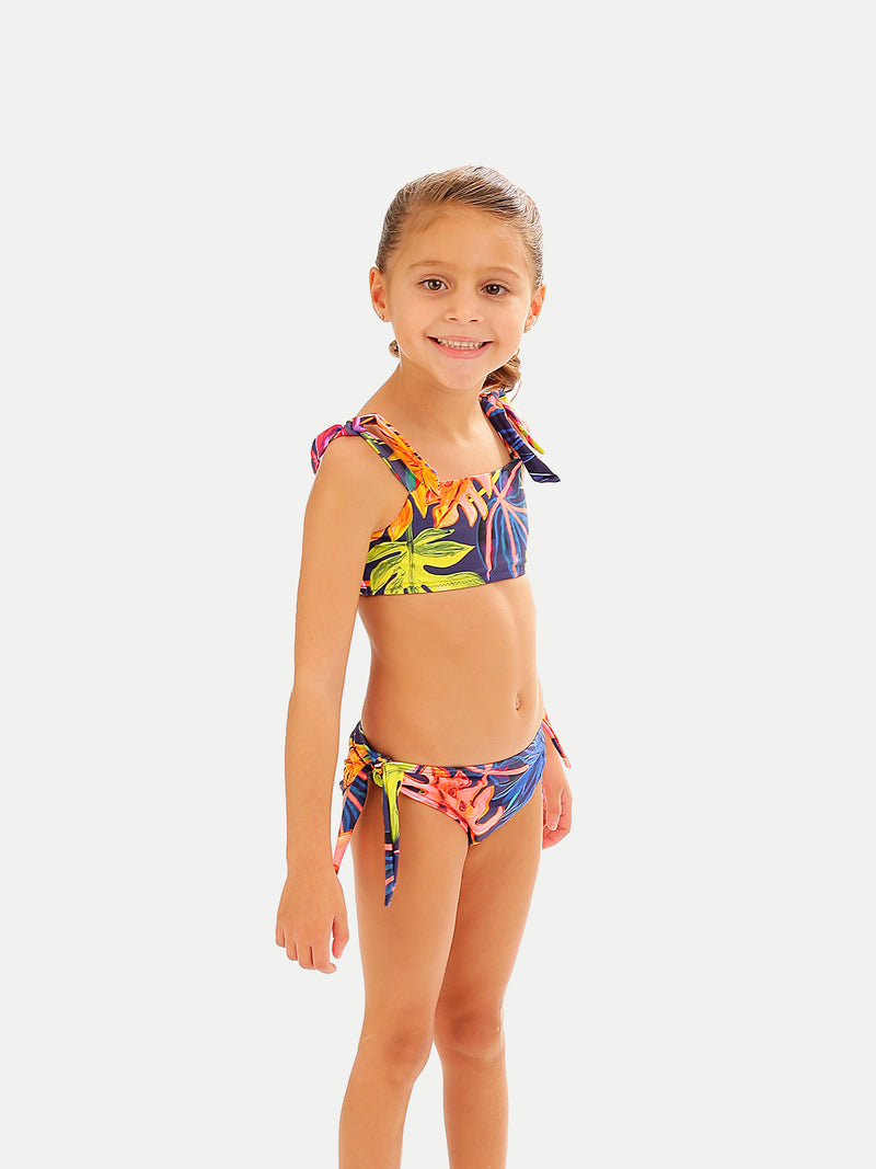 Traje de Baño Niña - Tropical Neon Bikini - 6 Meses a 14 Años