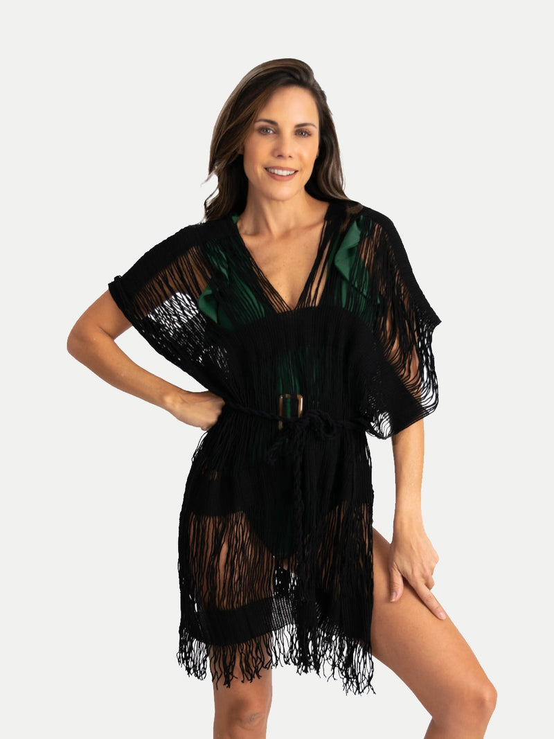 Vestido de Playa Mujer - Brac Negro