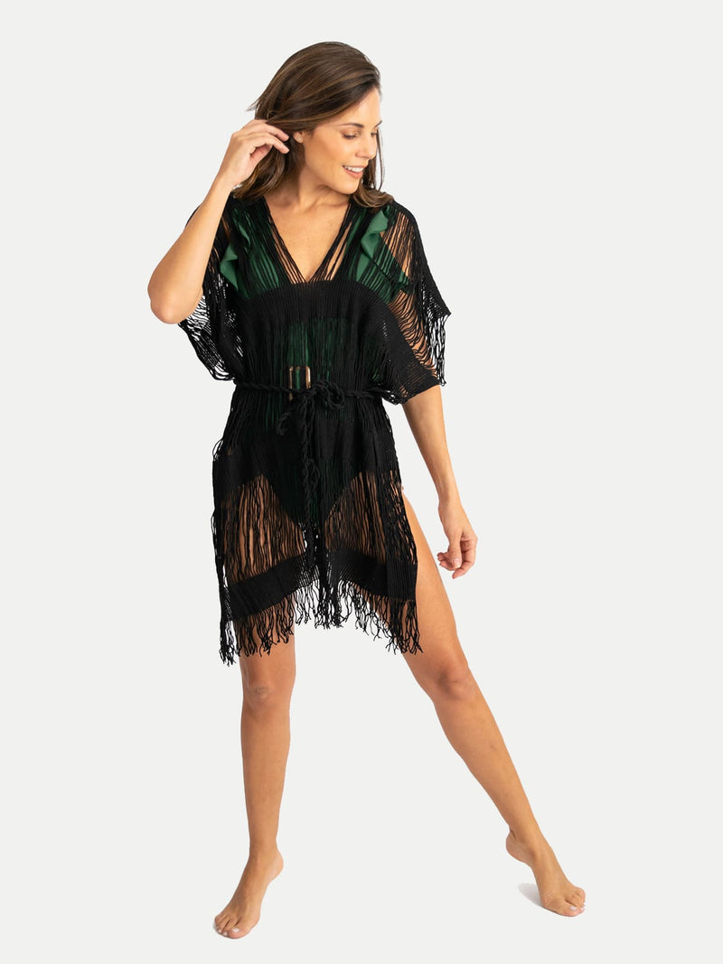 Vestido de Playa Mujer - Brac Negro