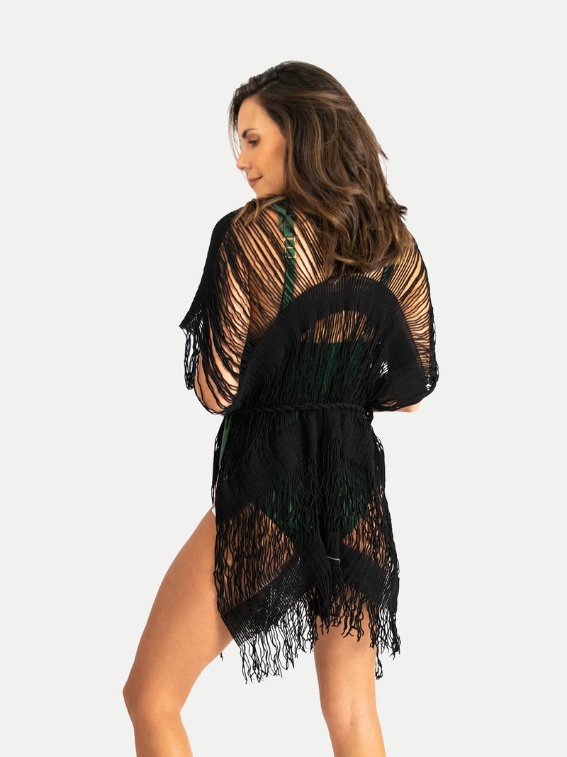 Vestido de Playa Mujer - Brac Negro
