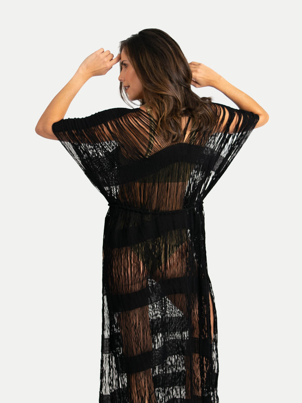 Vestido de Playa Mujer - Morea Negro