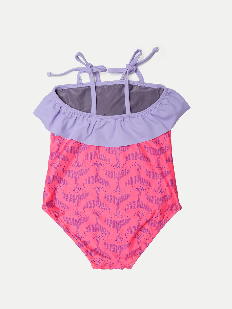 Traje de Baño Niña One Piece - Whale Pink - 6 Meses a 14 Años