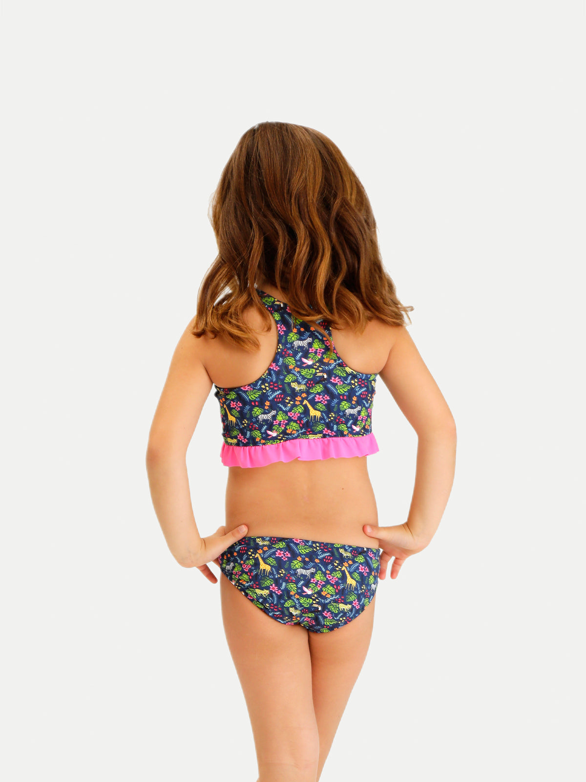 Traje de Baño Niña Bikini - Top and Bottom Zoo Bikini - 6 Meses a 14 Años