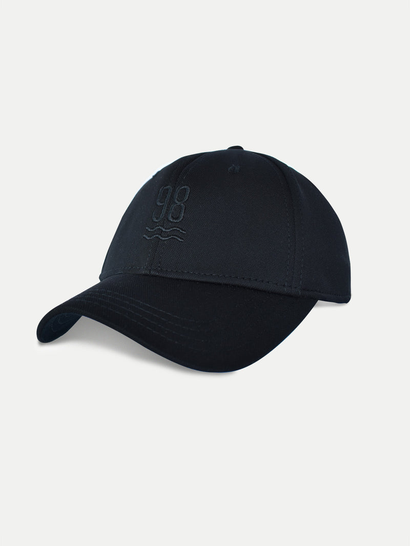 Gorra Negra 98 Unisex Niño - Niña - Cierre Hebilla Ajustable -Accesorios de Playa