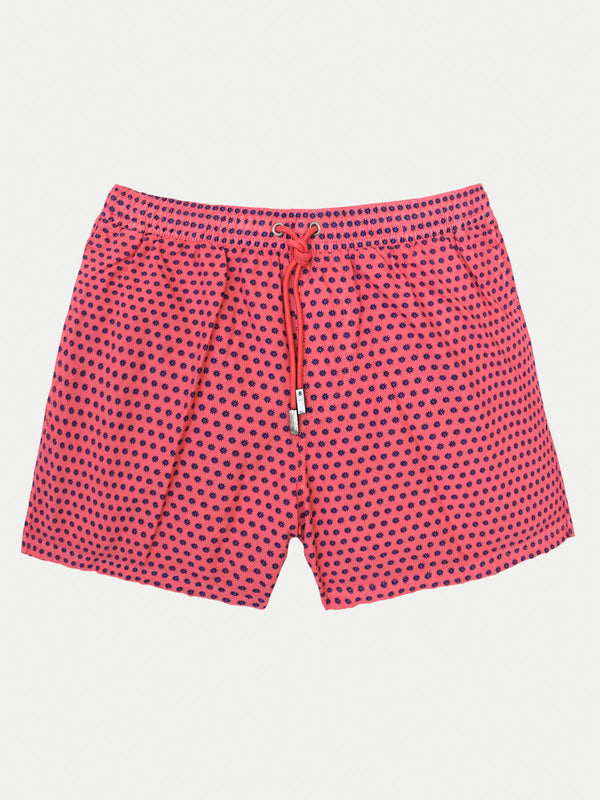 Traje de Baño Hombre - Girasol Coral - Secado Rápido