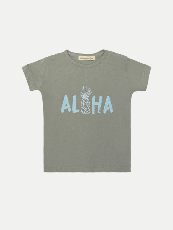 Camiseta Algodón Niño - T-Shirt Pineapple - Manga Corta