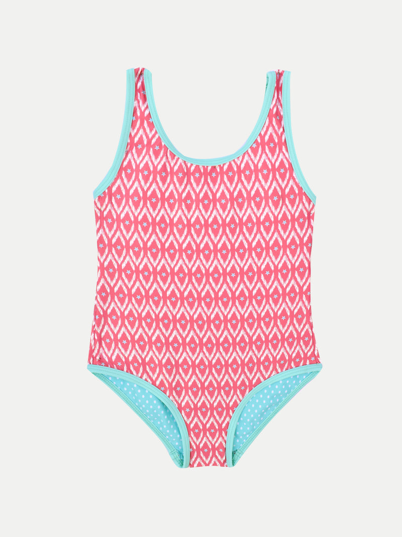 Traje de Baño Niña Entero - Pink Stars One Piece - 6 Meses a 14 Años