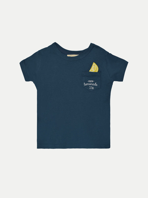 Camiseta Algodón Niño - T-Shirt Lemons - Manga Corta
